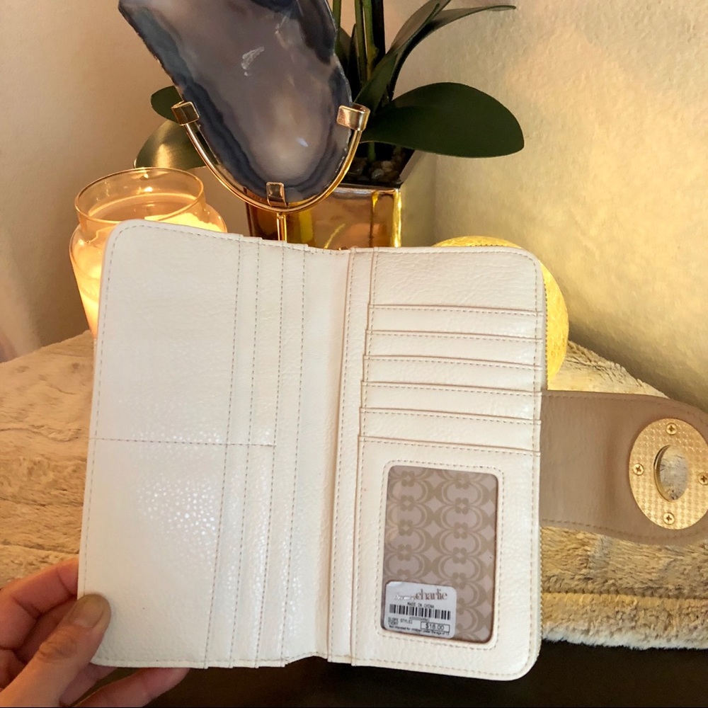 Charming Charlie Wallet & Rhinestone Keychain - Picture 2 of 7